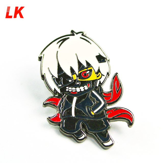 No Minimum Factory Manufacturer Custom Soft Enamel Glitter Anime Cartoon Lapel Pins Metal Badge Hard Enamel Pin