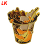 Kunshan lapel pin with your own design badge banana milk with box shaped hard enamel pin