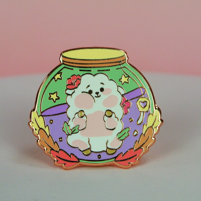 Manufacturer Custom 5 Inch Hard Metal Art Anime Donut Hard Lapel Badge Enamel Pins From China
