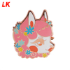 manufacture custom 3d metal spinning cute cartoon cat pins badge glow in the dark soft hard label translucent enamel lapel pin