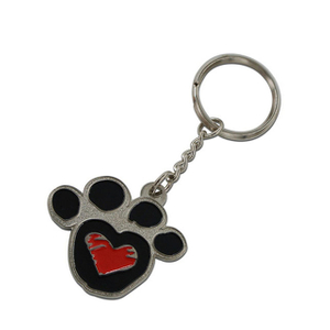 Personalised Engraved Dog keychain Keyrings for Girls