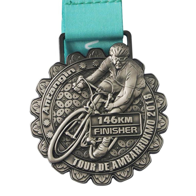 custom made personalized cycling medals
