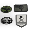 Diy Logo Pvc iron on patches rubber Patch on Hat
