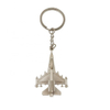 luxury 3D airplane metal keychain