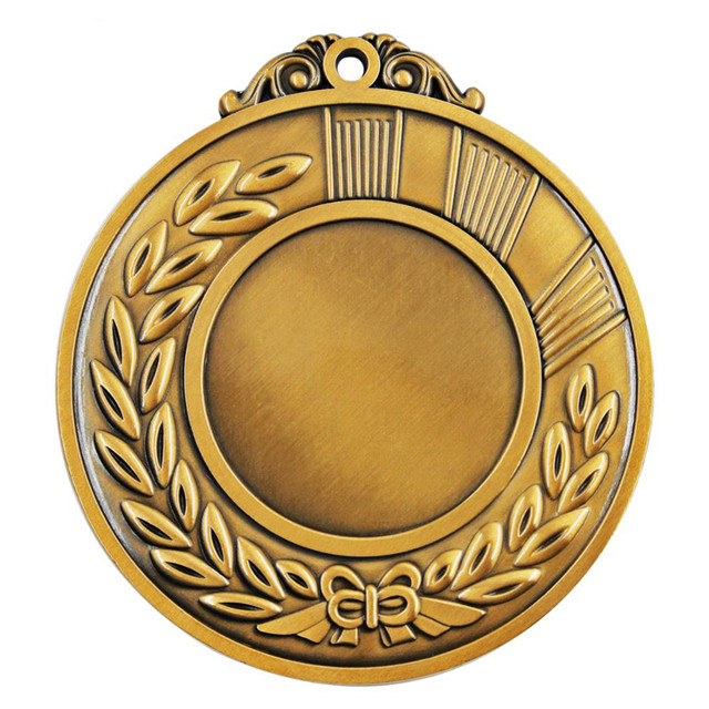Brass Award Blank Medal