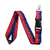 Red Retractable Nylon Rope Lanyard