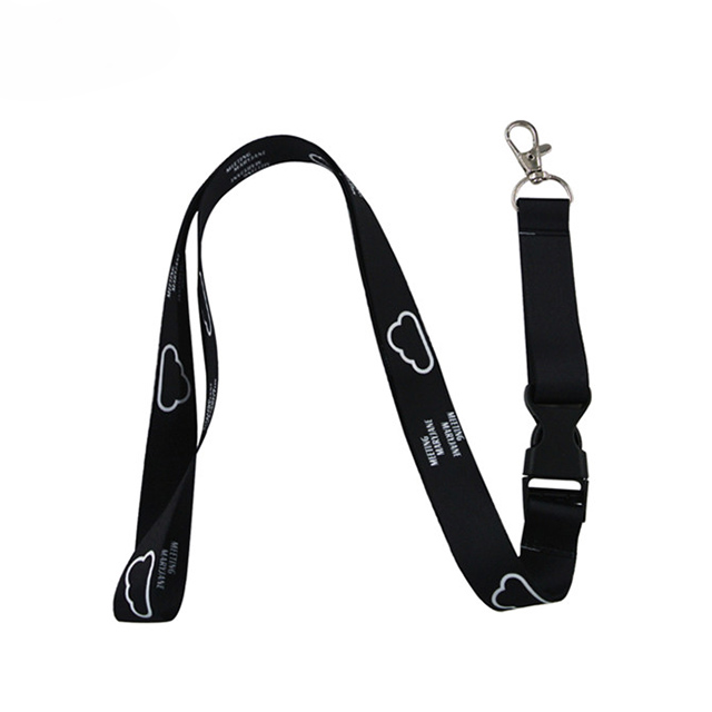 bulk nylon material lanyard badge holder