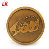 custom own design antique crafts gold silver copper bronze soft enamel zinc alloy 3d metal US challenge coin wholesale