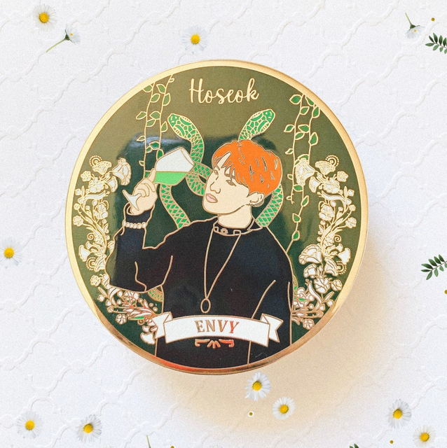 Kpop Enamel Pins Korea Hard Custom Badge Metal Button Brooch Lapel Bangtan Blackpink South Idol Cartoon Icons Badges Bts Pin