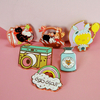 manufacturers custom metal personalised soft enamel milk tea lapel pins
