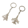 luxury 3D airplane metal keychain