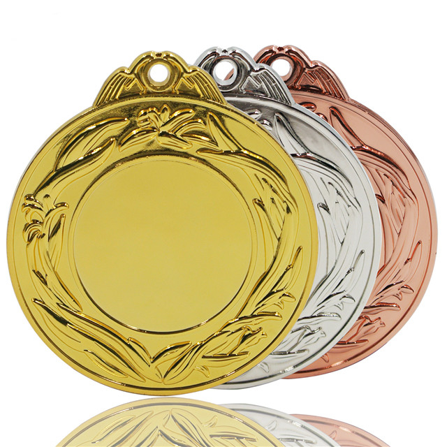 Gold Silver Copper Blank Medal