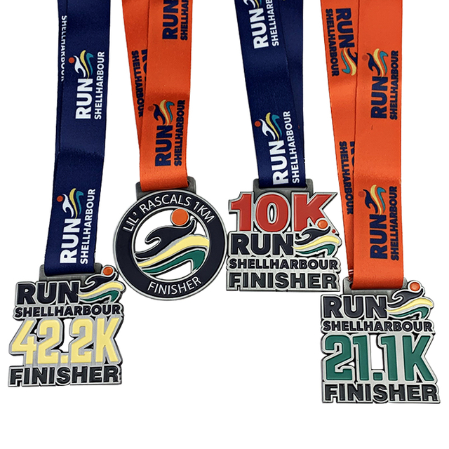 Sport Game Race Medals with Ribbons for Sale 