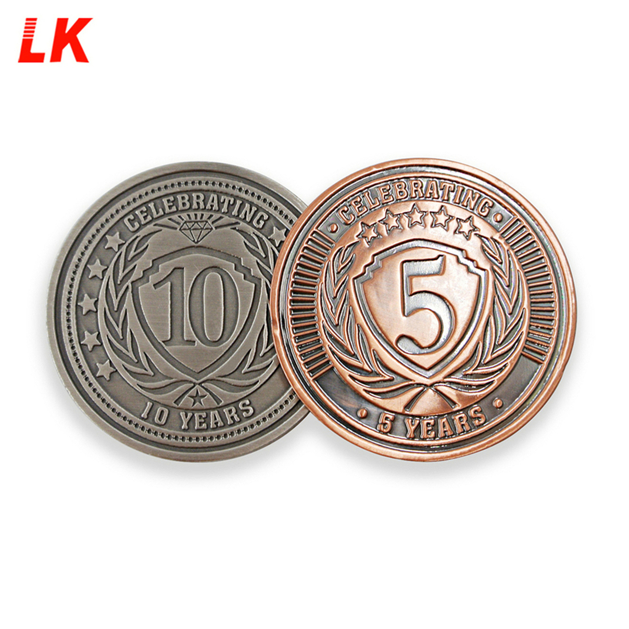 Cheap Custom Made Metal Gold and Silver Challenge US Metal Coins