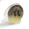 wholesale custom 40*3mm BTC Cryptocurrency crypto gold silver bit bitcoin metal challenge coin