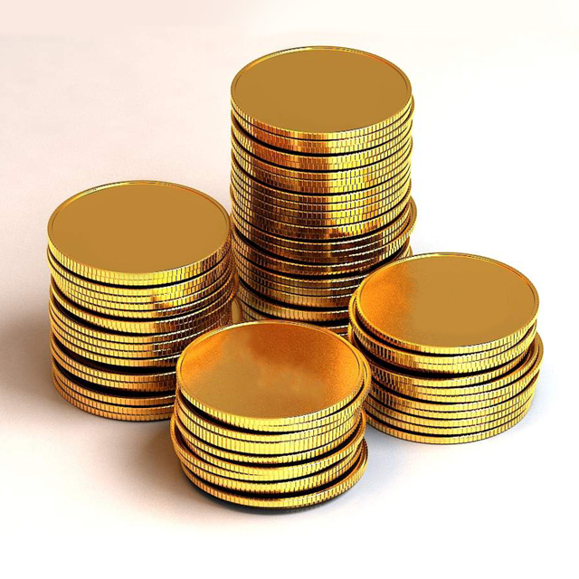 High Quality Custom Blank Brass/Copper/Bronze /Cupronickel Metal Coin with Reeded edge