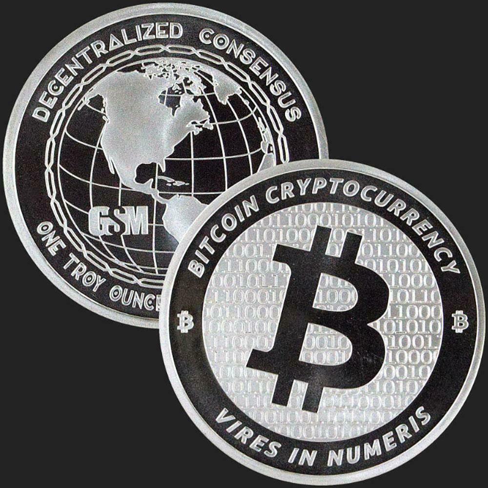Limited Edition Original Bitcoin Commemorative Collectors BTC Coin Metal Gold Plated Bit Coin