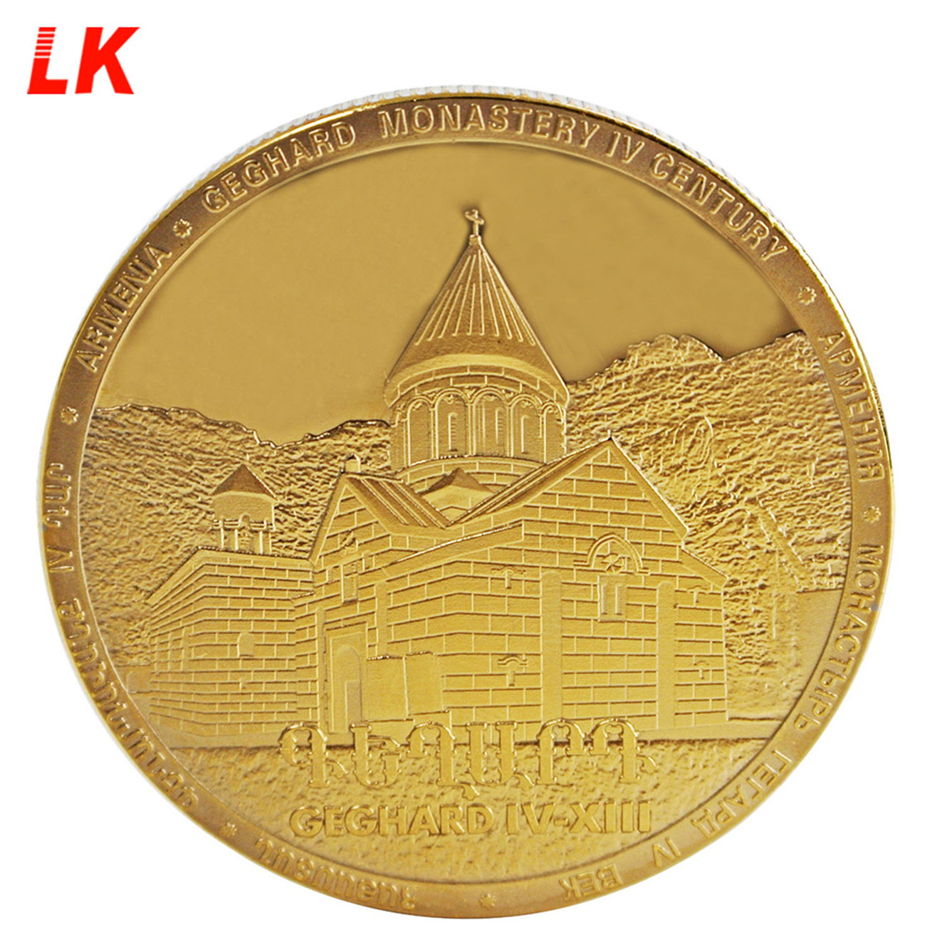 Zinc alloy 3D Gold Military Commemorate Custom Metal Challenge Coin