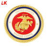 Wholesale factory custom round Stamping souvenir Enamel coin metal copper brass military challenge coin