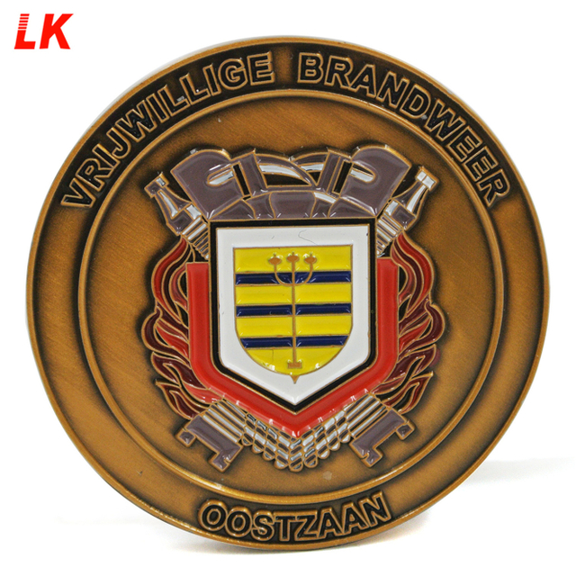 custom own design antique crafts gold silver copper bronze soft enamel zinc alloy 3d metal US challenge coin wholesale