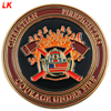 Promotional Custom High Quality Military Firefighters Prayer Challenge Coin Fireman