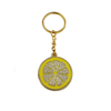 flower girly decoration metal keychain