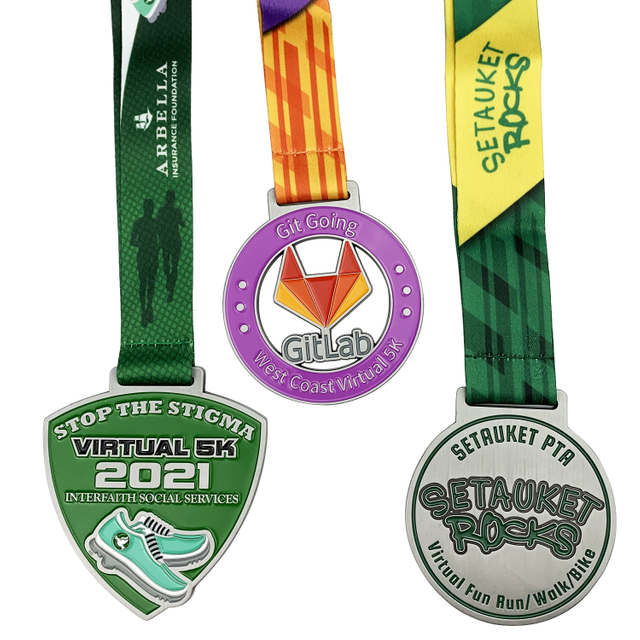 Virtual Race Award Design Medals Cheap Sport Medal 