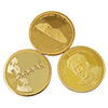 gold plating souvenir commemorative coins