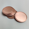 High Quality Custom Blank Brass/Copper/Bronze /Cupronickel Metal Coin with Reeded edge