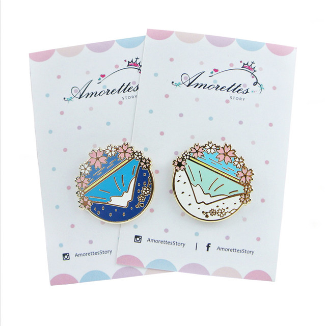 Professional Custom Fashion Hard Enamel Lapel Pins With Backing Card