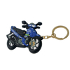 3d silicone motorcycle rubber pvc keychains 