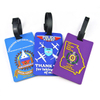 custom soft pvc luggage tags