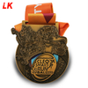 Custom Antique Brass Sport Medals