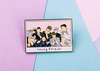 Factory Cheap Custom Metal Enamel Pin Badge BTS Hard Enamel Lapel Pin