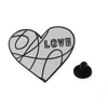 Bulk Hard Enamel Heart Lapel Pin Badges