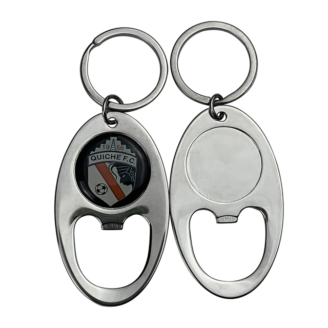 Bulk Metal Alloy Keychain Bottle Opener 