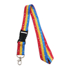 Red Retractable Nylon Rope Lanyard