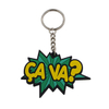 Custom Birthday Cake Rubber Pvc Keychain